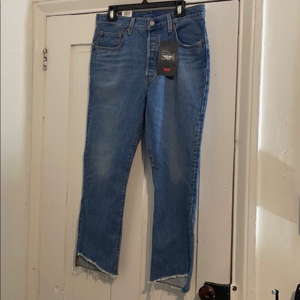 Women’s 501 original cropped Levi’s jeans